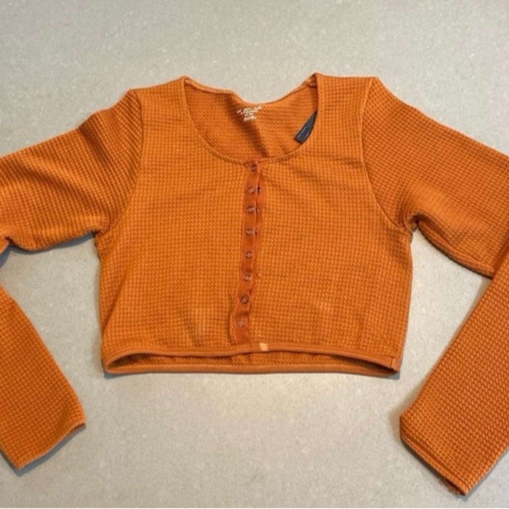 Urban outfitters autumn covered waffle top